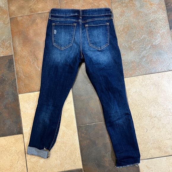 GAP Distressed Factory Leggings Skimmer Sz 6/28R - Picture 2 of 6